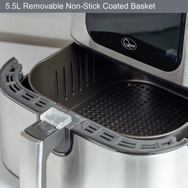 Quest 5.5l Stainless Steel Air Fryer Wayfair.co.uk